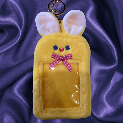 Cute Plush Photocard Keychains