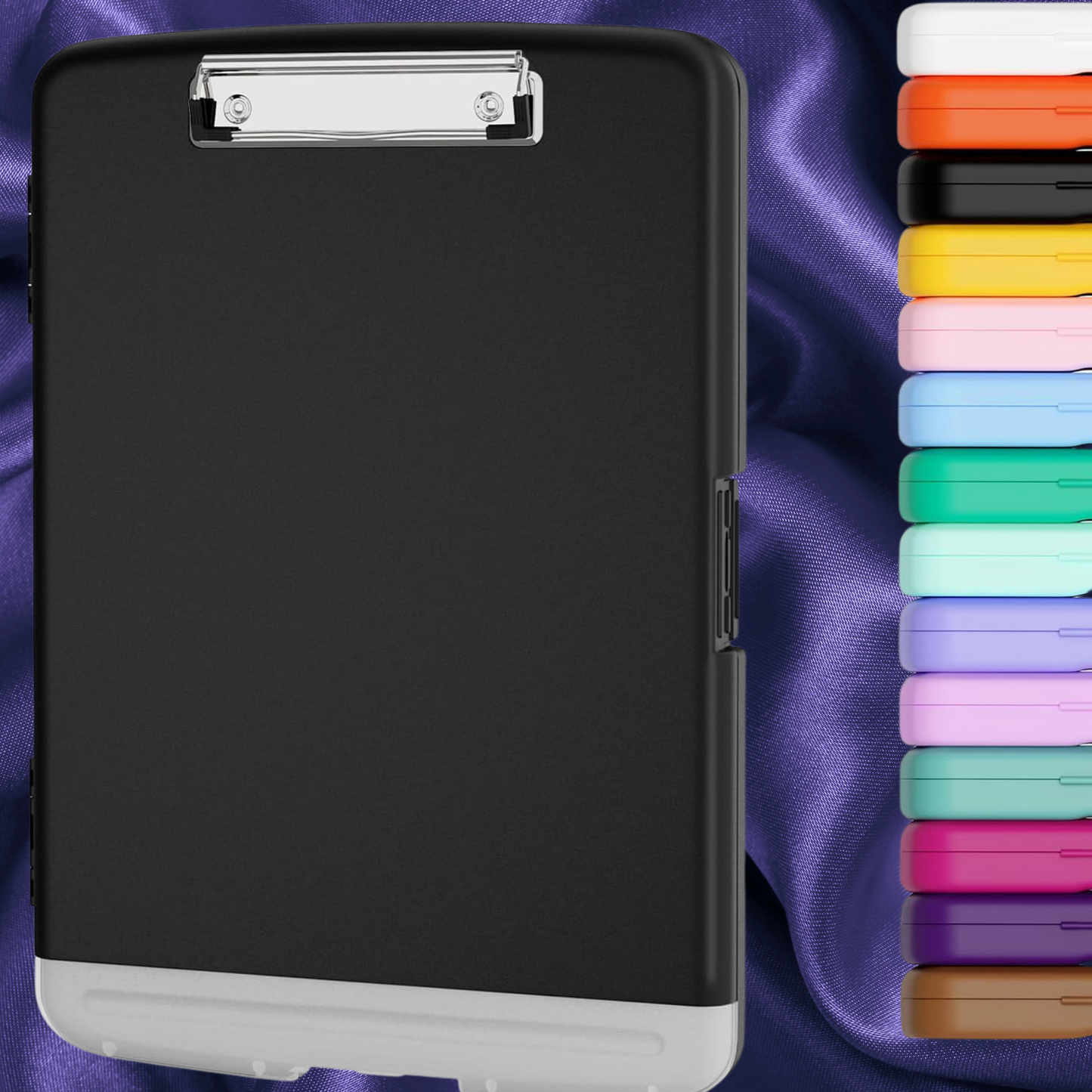 Storage Clipboard Medical Clipboard with Pen Holder BLACK