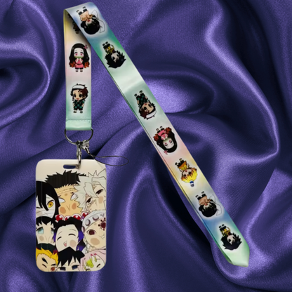 Demon Slayer Lanyard with ID Holder 2