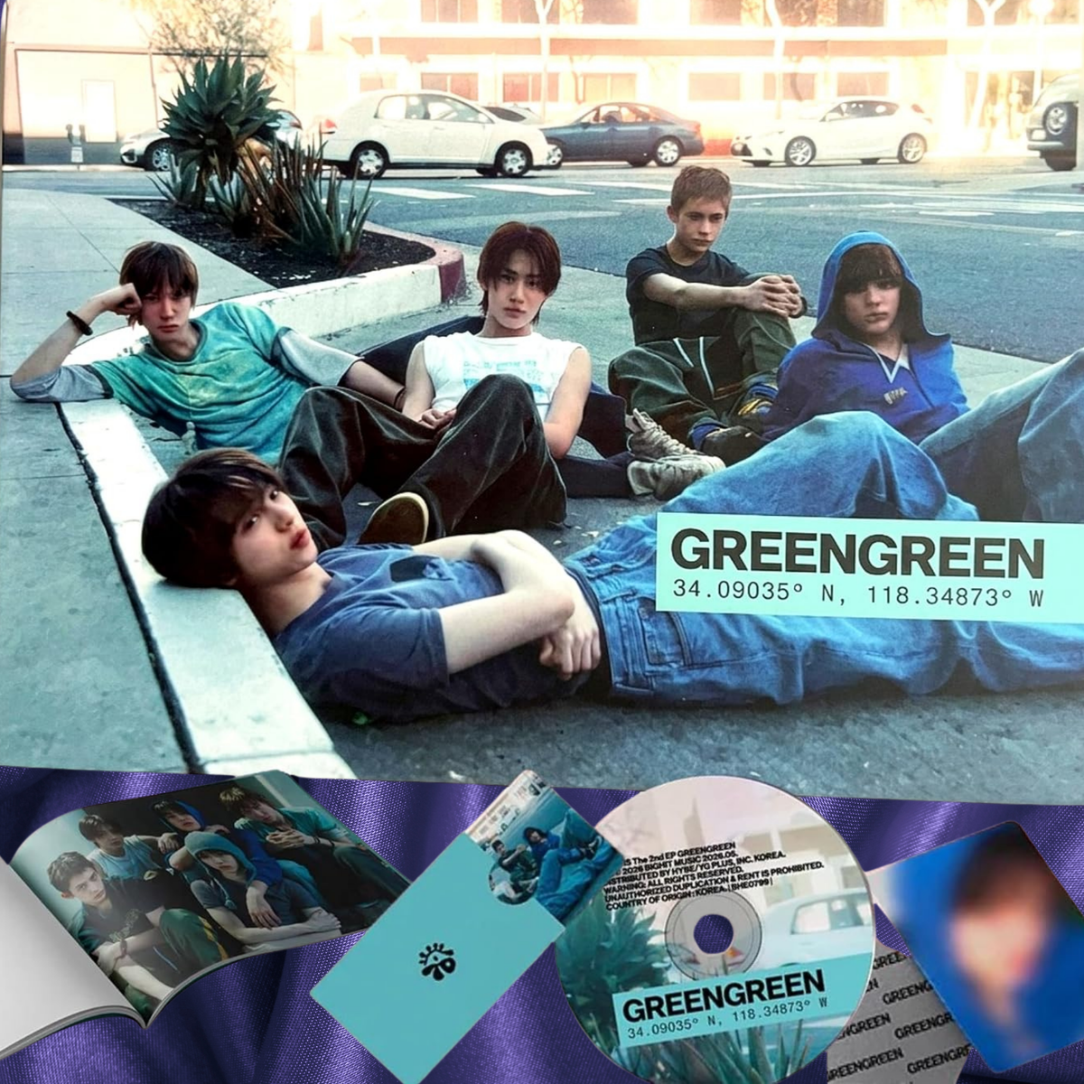 CORTIS GREENGREEN THE 2ND Official EP Album STREET version