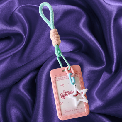 Candy Star Photocard Holders Keychains