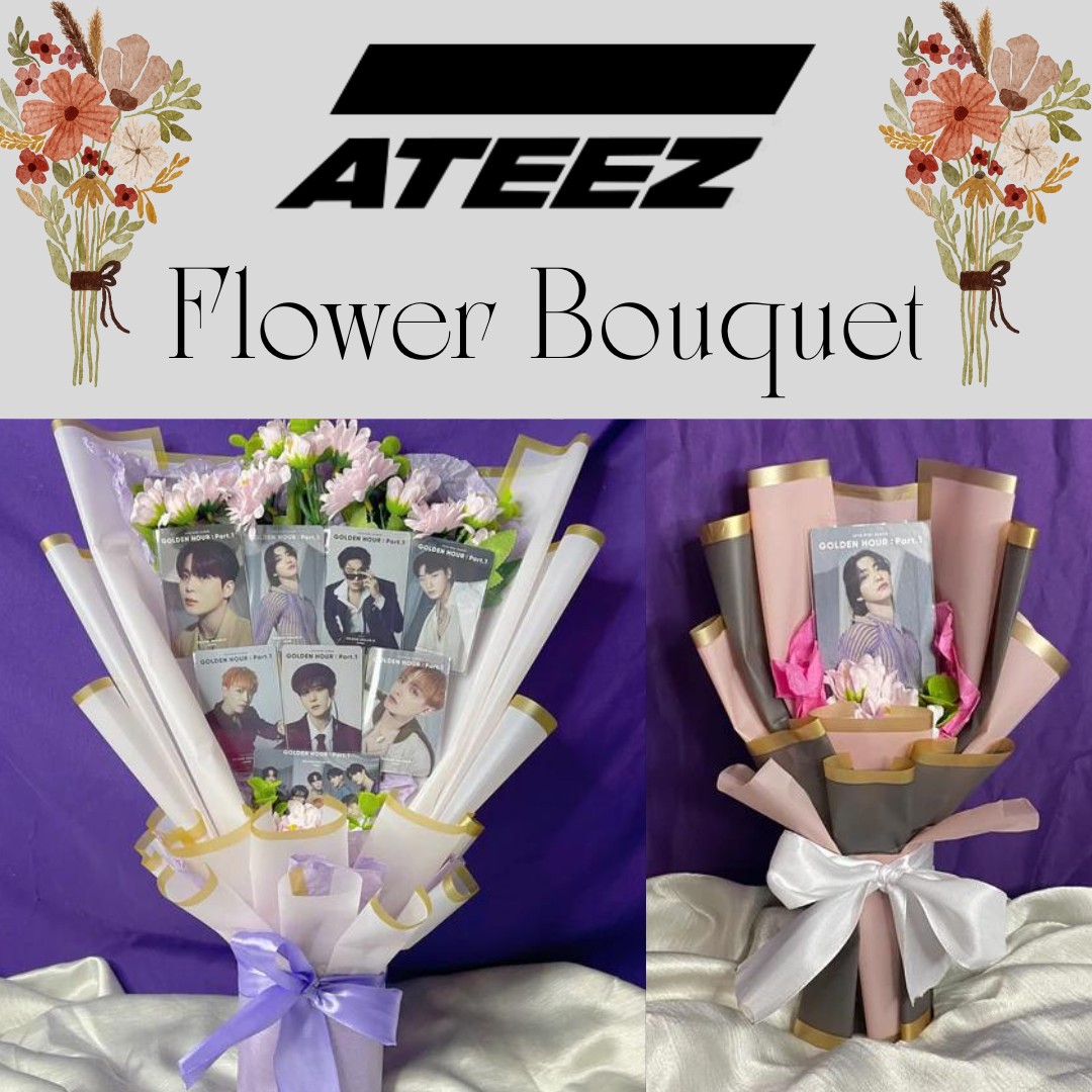 ATEEZ & Solo member Flower Bouquet (BUILD YOUR OWN BOUQUET)