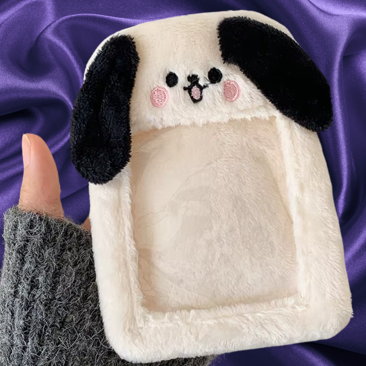 Cute Plush Photocard Keychains