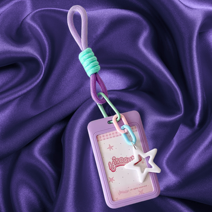 Candy Star Photocard Holders Keychains