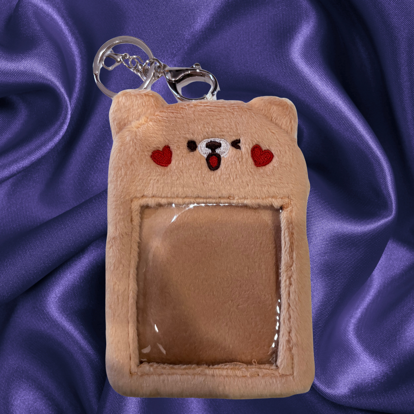 Cute Plush Photocard Keychains