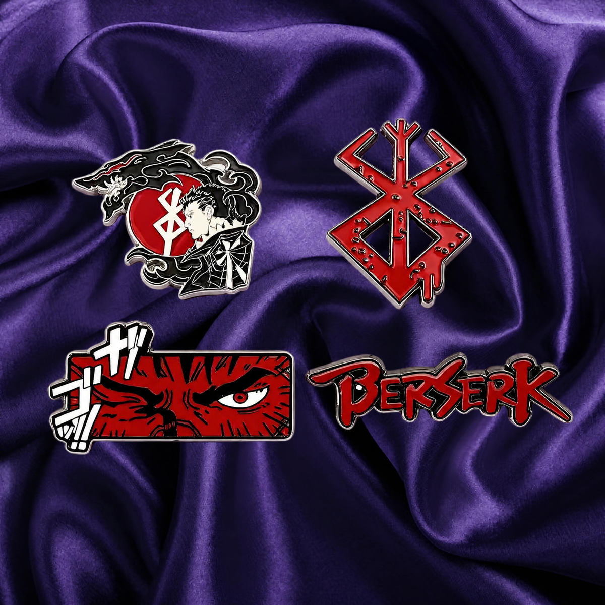 Berserk Enamel Pins
