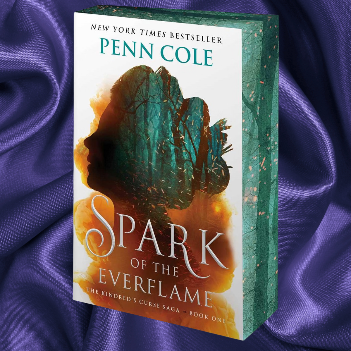 SPRAYED EDGES! Spark of the Everflame A Novel (The Kindred’s Curse Saga) by Penn Cole