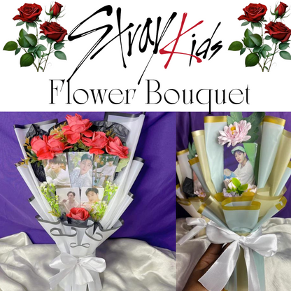 Stray Kids & Solo member Flower Bouquet (BUILD YOUR OWN BOUQUET)