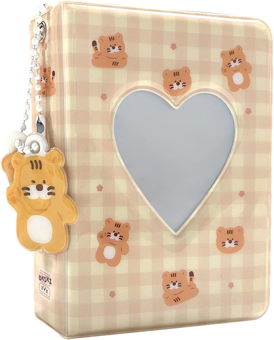 KPOP Mini Photocard Holder Version 8 orange cat