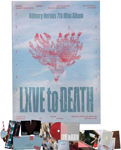 Xdinary Heroes LXVE to DEATH 7th Official Mini Album The End Version