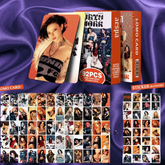 AESPA LOMO PHOTOCARD BOX 60PCS dirty work