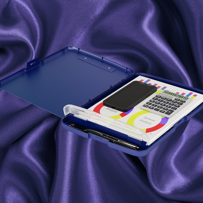 Storage Clipboard Medical Clipboard with Pen Holder DARK PURPLE