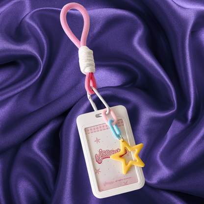 Candy Star Photocard Holders Keychains