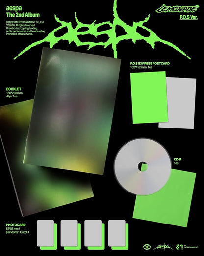 AESPA The 2nd Official Album `LEMONADE' P.O.S. Version