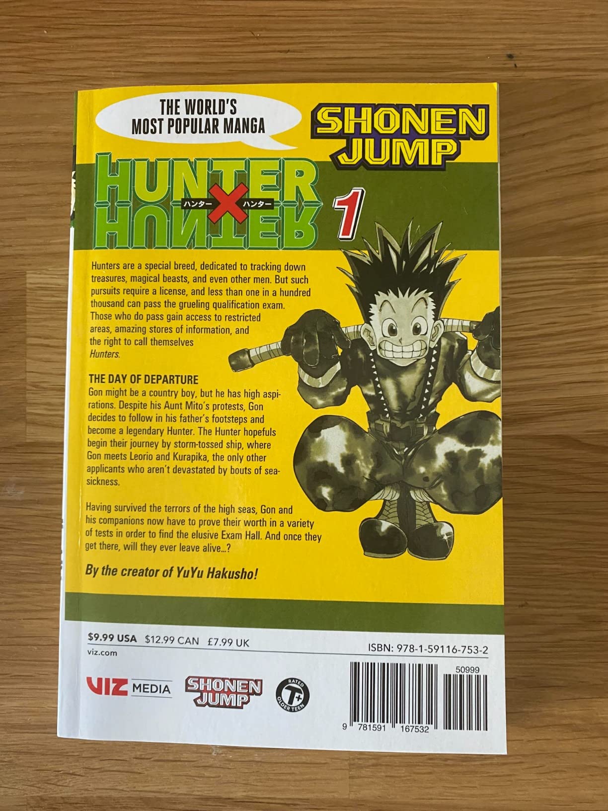 Hunter x Hunter Vol 1 by Yoshihiro Togashi