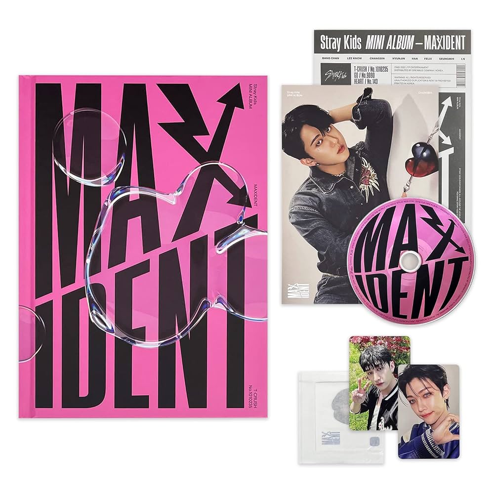 STRAY KIDS 7TH Official Mini album MAXIDENT T-Crush Version