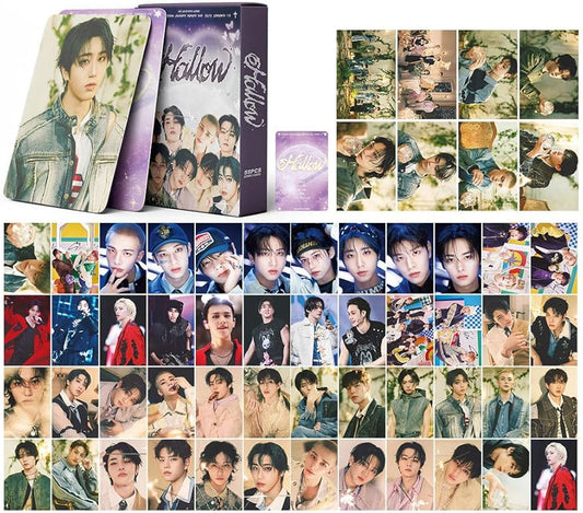 Stray Kids ATE 55 PCS Photocard box Version 19 Hollow purple