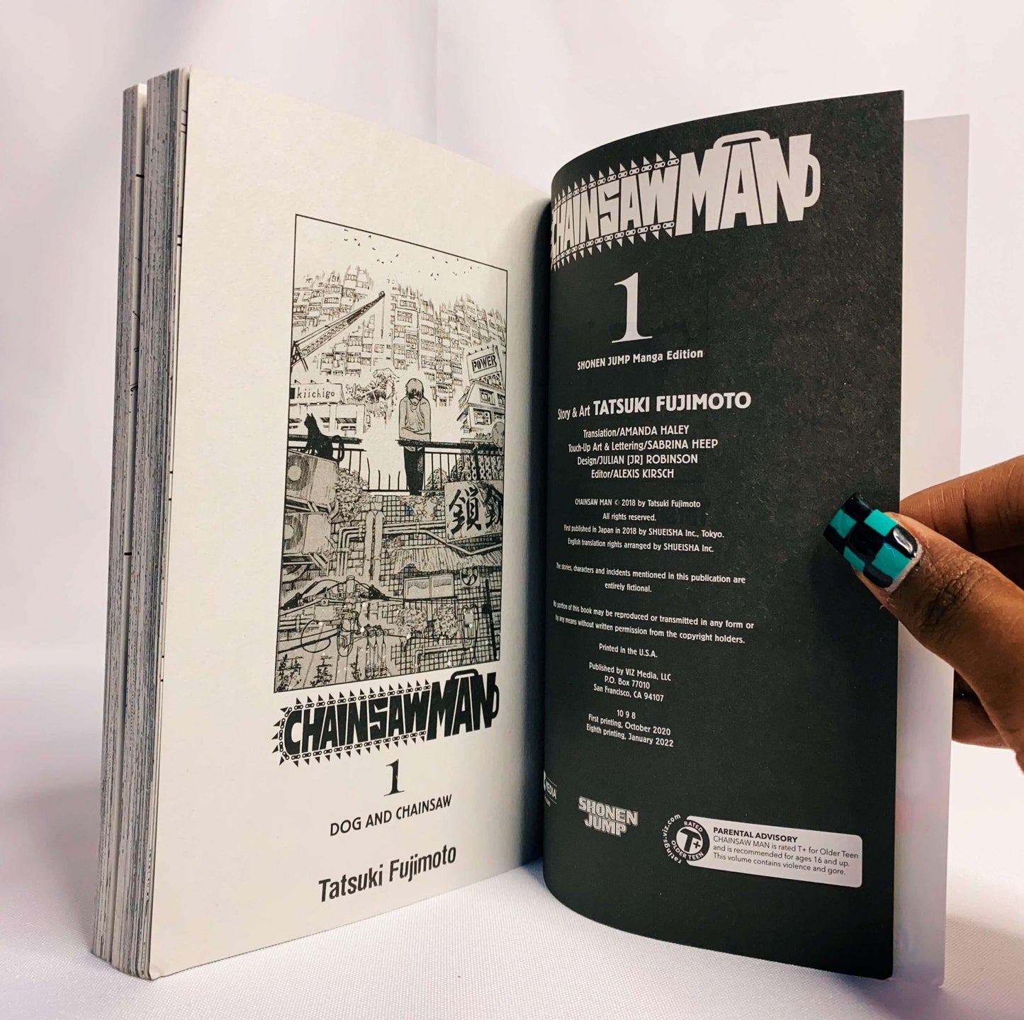 Chainsaw Man Vol 1 Manga by Tatsuki Fujimoto