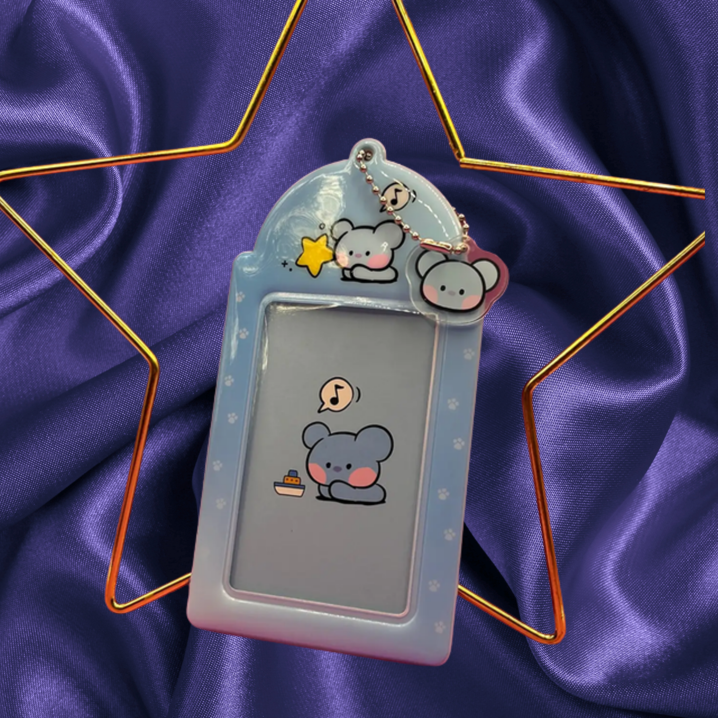 BTS BT21 Acrylic Keychain Pvc Photocard Holder Keychain