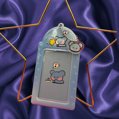 BTS BT21 Acrylic Keychain Pvc Photocard Holder Keychain