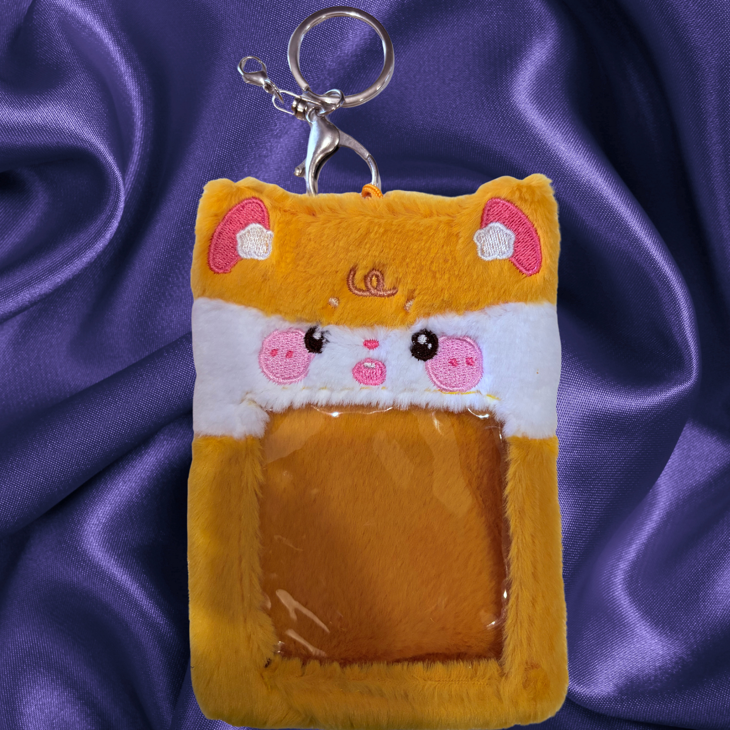 Cute Plush Photocard Keychains