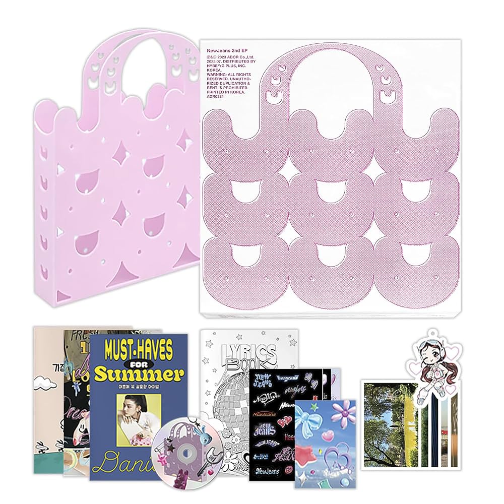 New Jeans 2nd Official EP Get Up Bunny Beach Bag version Danielle Version