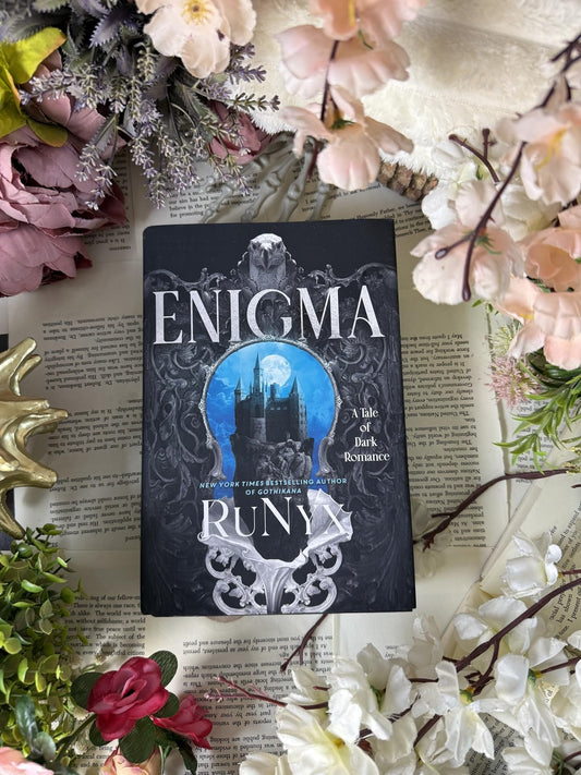 SPRAYED EDGES! Enigma A Dark Academia Romance Hardcover by RuNyx