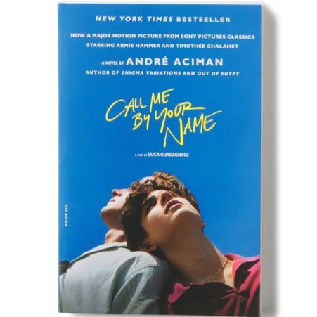 Call Me by Your Name (MTI) A Novel Paperback by André Aciman (LGBTQ+ fiction)