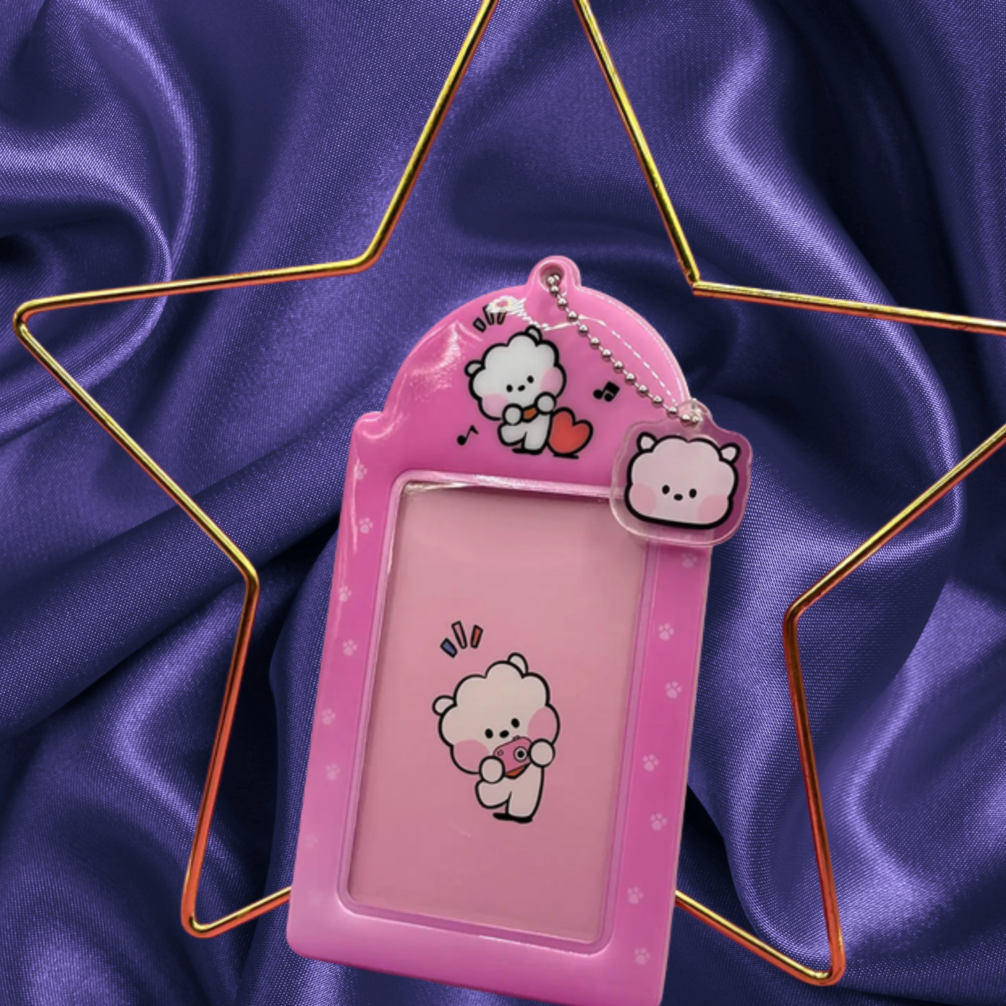 BTS BT21 Acrylic Keychain Pvc Photocard Holder Keychain