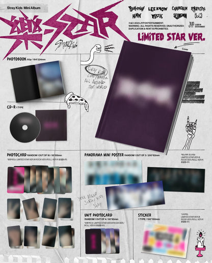 Stray Kids ROCK STAR 8th Official Mini Album Limited STAR Version