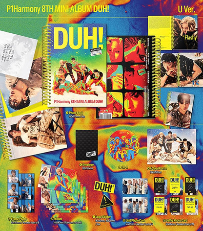 P1Harmony DUH! 8th Official Mini Album