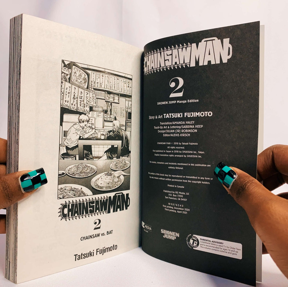 Copy of Chainsaw Man Vol 2 Manga by Tatsuki Fujimoto