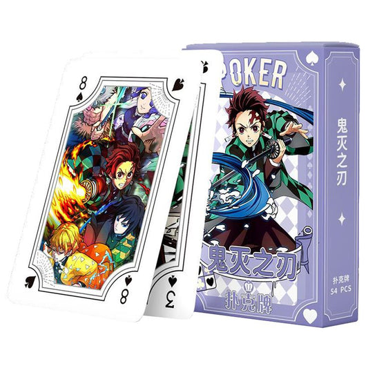 Demon Slayer poker playing cards