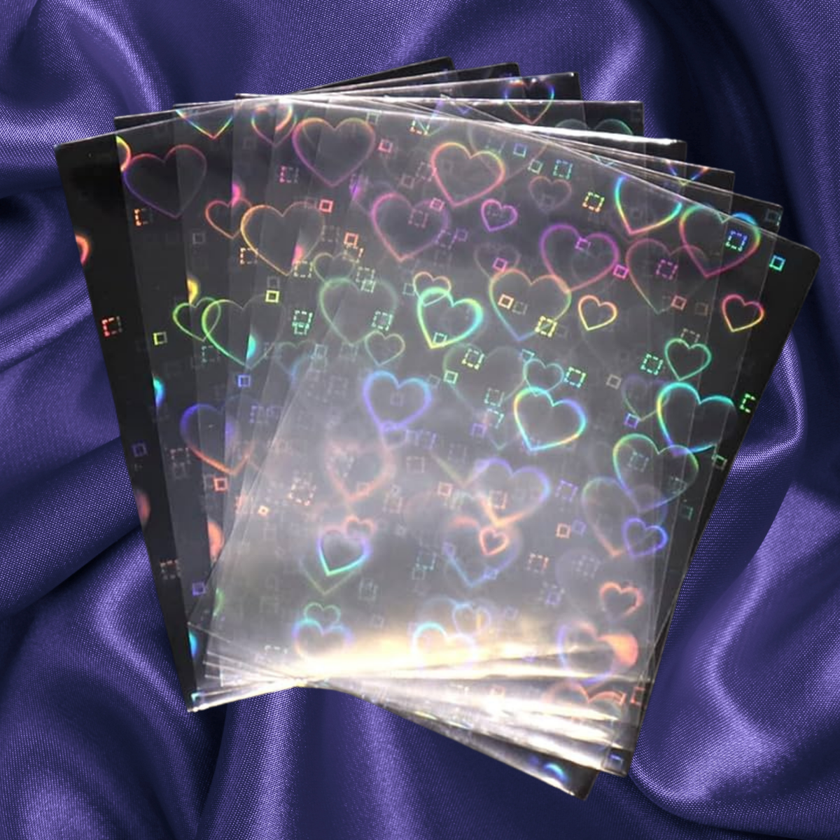 Heart Holographic Photocard Sleeves