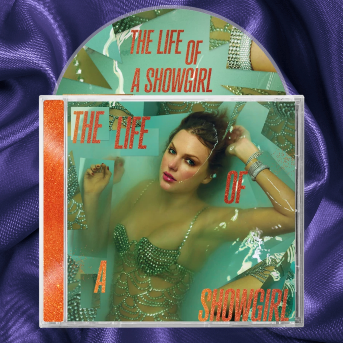 Taylor Swift The Life of a Showgirl: Sweat and Vanilla Perfume CD with Poster