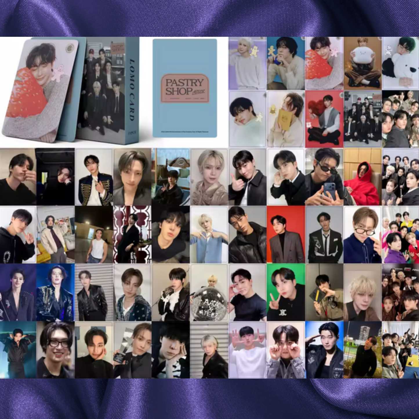 ATEEZ 55 PCS Photocard box Version 6 PASTRY SHOP