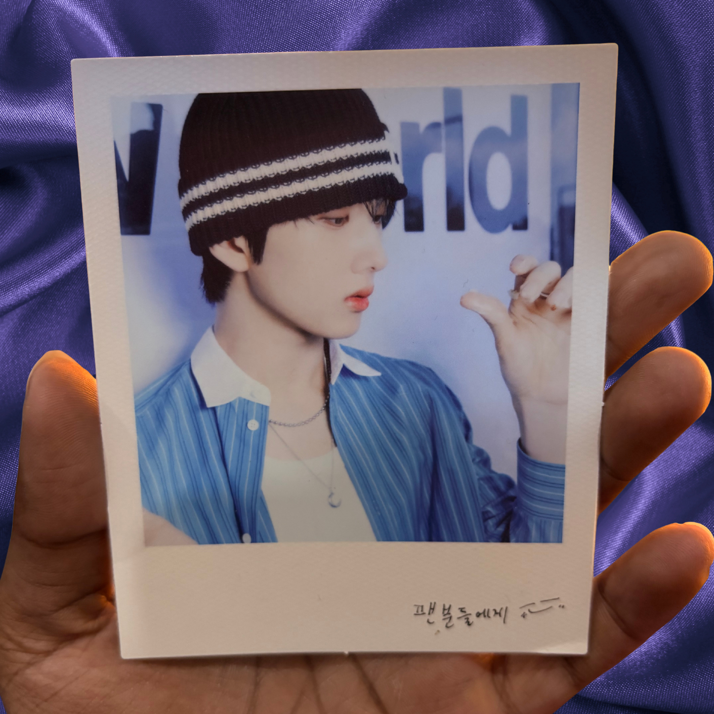 NCT Dream polaroid photo Jisung
