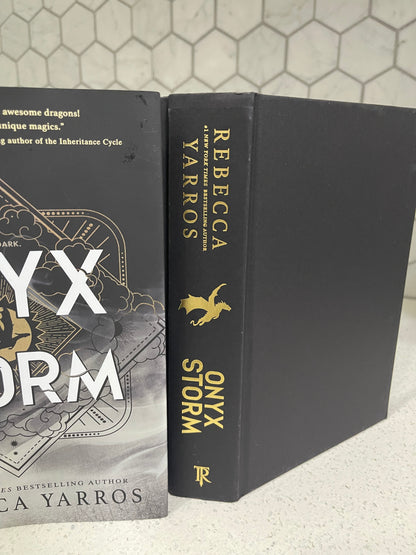 Onyx Storm (The Empyrean 3) HARDCOVER by Rebecca Yarros