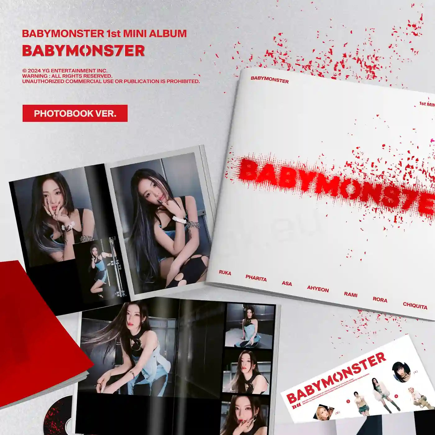 BABYMONSTER 1st MINI ALBUM [BABYMONS7ER] PHOTOBOOK VERSION