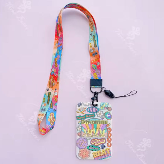 BTS DYNAMITE LANYARD ID HOLDERS