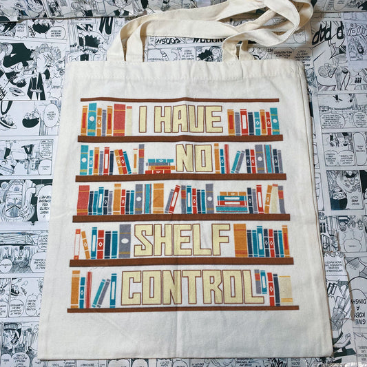 I Have No Shelf Control Double Sided Tote Bag