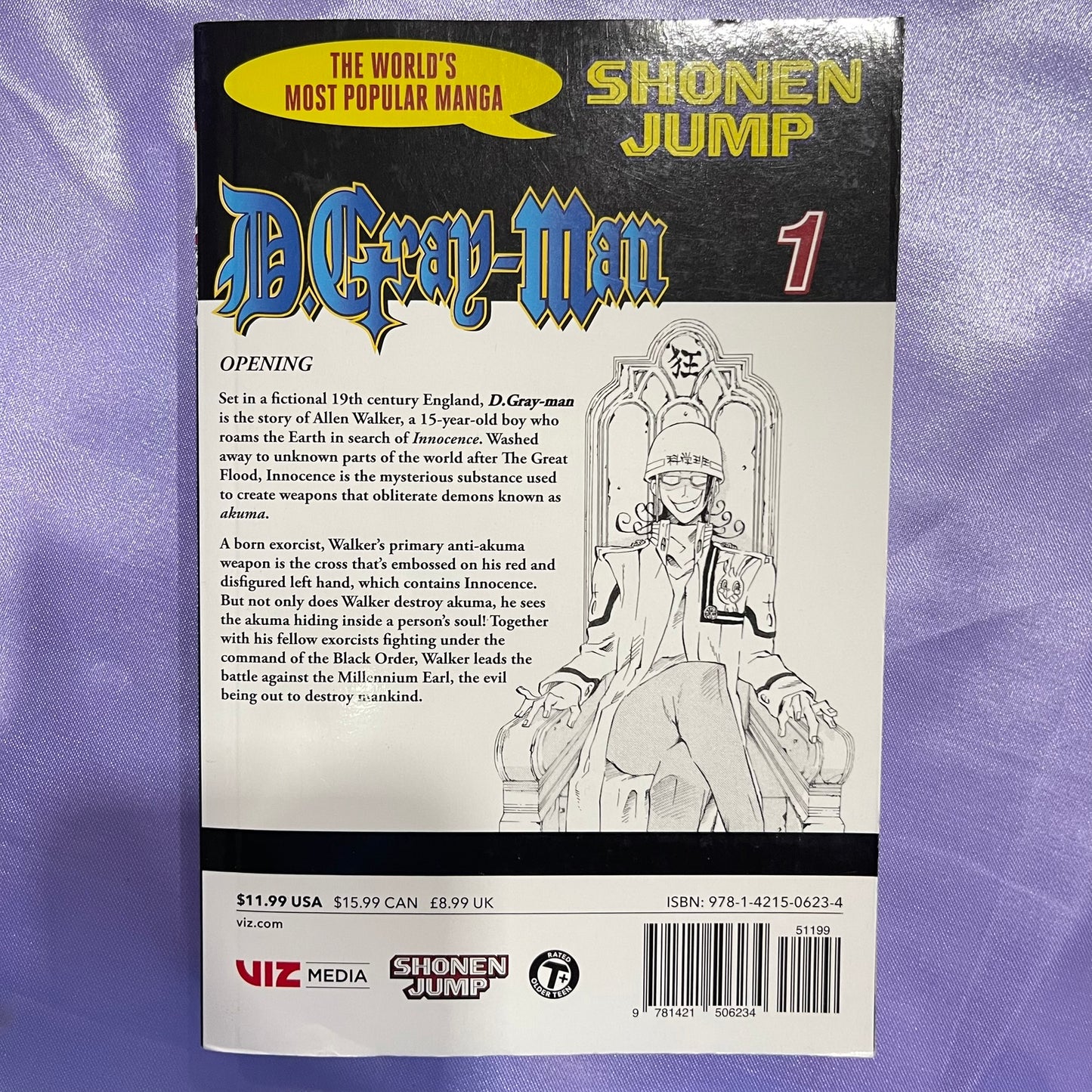 D Gray Man Vol 1 Paperback MANGA by Katsura Hoshino