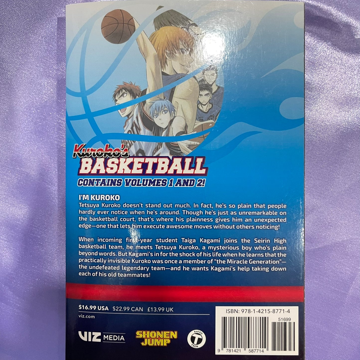 Kuroko's Basketball Vol 1 Includes vol 1 & 2 Paperback MANGA by Tadatoshi Fujimaki