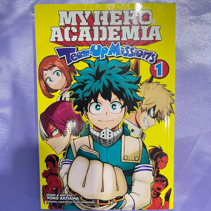 My Hero Academia Team-Up Missions Vol 1 Paperback by Yoko Akiyama and Kohei Horikoshi