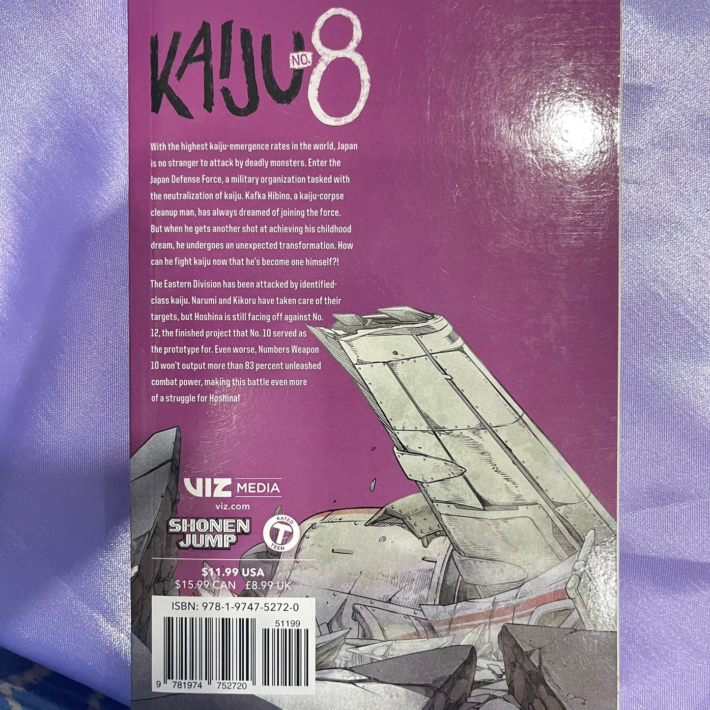 Kaiju No 8 Vol 12 Manga by Naoya Matsumoto