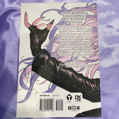 Unholy Blood Vol 1 Paperback FULLY COLOURED WEBTOON by Lina Lim