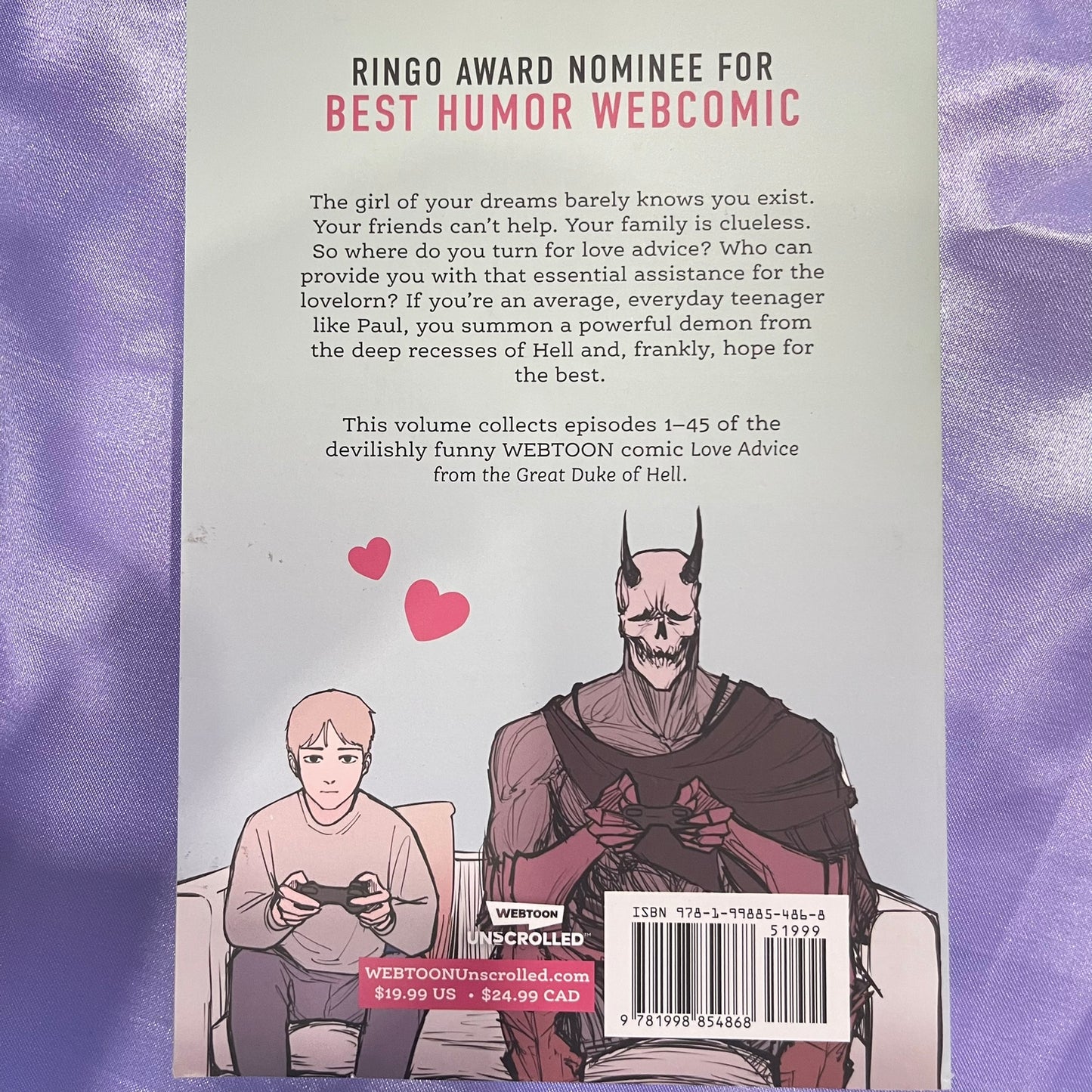 Love Advice From the Great Duke of Hell Vol 1 Paperback FULLY COLOURED WEBTOON by unfins
