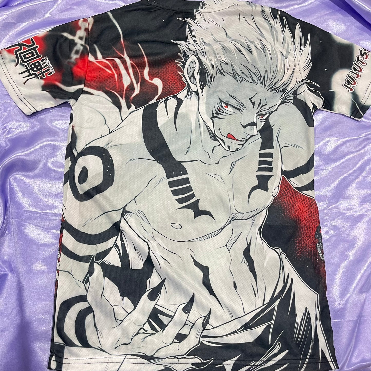 UNISEX Jujutsu Kaisen SUKUNA TSHIRT (DOUBLE SIDED FRONT AND BACK PRINT)