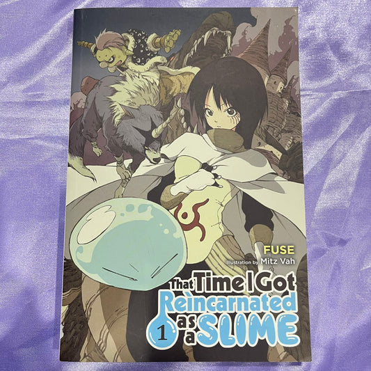That Time I Got Reincarnated as a Slime VOL 1 novel Paperback by Fuse