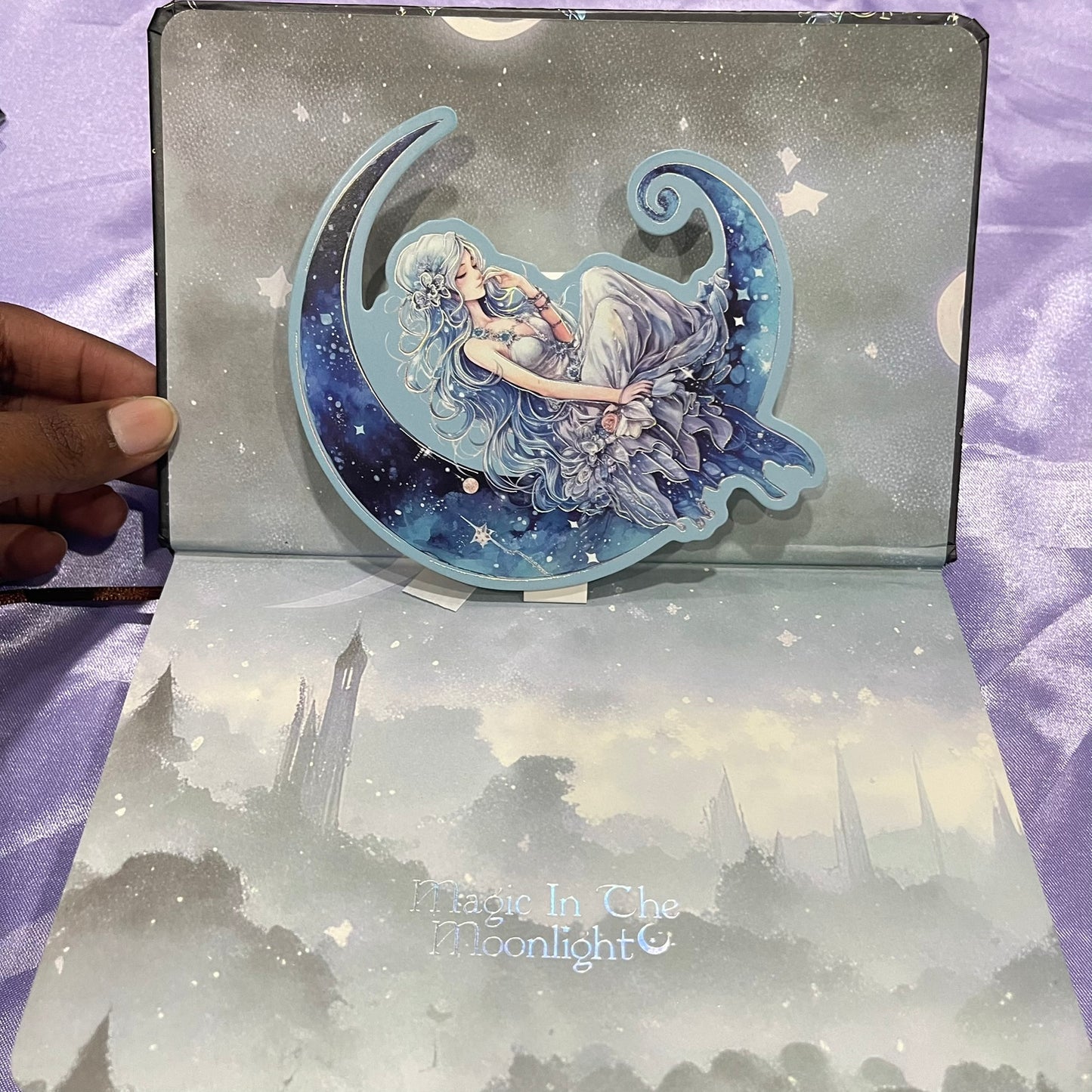 Magin in the Moonlight 3D Full Color Illustration JOURNAL Notebook